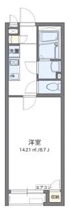 クレイノフォレスト早坂【2階】の間取り