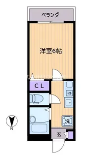 ヴァリ初台【2階】の間取り