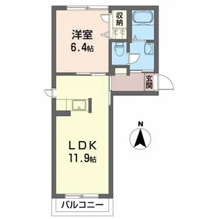 セレーノV【2階】の間取り