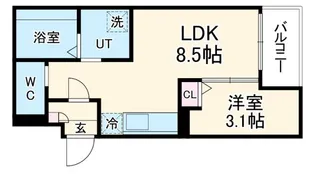 Jack miyaharaIII【1階】の間取り