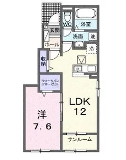 ピッツィカート1【1階】の間取り