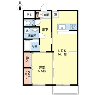グリーンヒルズ【2階】の間取り