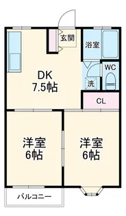 デラ・リヴィーレ【2階】の間取り