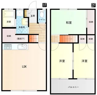 メゾンテイト【2階】の間取り