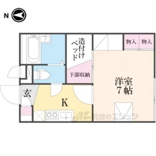 レオパレスレミネンス【1階】の間取り