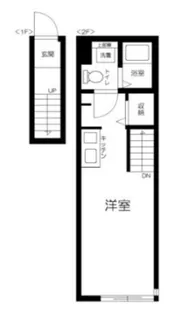 西大井テラス【2階】の間取り