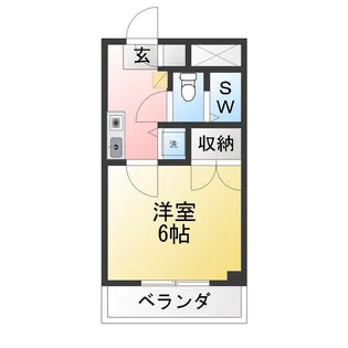 ヴァンヴェール横濱【3階】の間取り