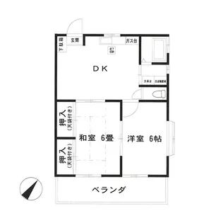 ファミールハイツ【2階】の間取り