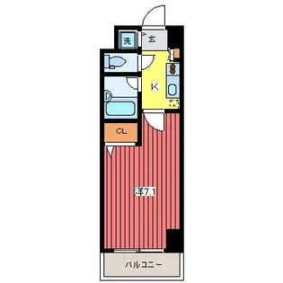ステージファースト巣鴨【2階】の間取り