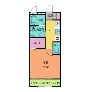 NORTH【2階】の間取り