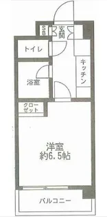 悠々コート西蒲田【2階】の間取り