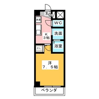Lieben Villa【1階】の間取り