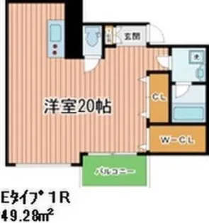リバープレイス梅田北【7階】の間取り