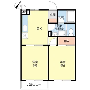 シェポルM【2階】の間取り