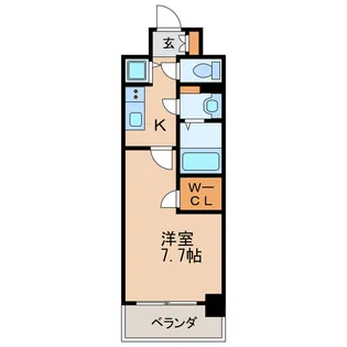 プレサンス新栄町ギャラント【4階】の間取り