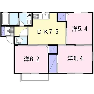 メルベーユI【2階】の間取り