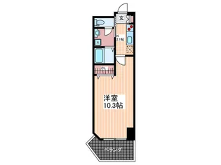 ヴェルペンハウス鶴見【3階】の間取り