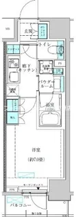 ヴィークブライト蔵前【14階】の間取り