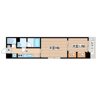 コートヒルズ【3階】の間取り