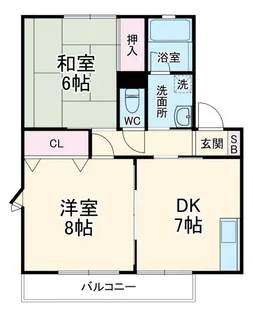 ハイツアルタイルI【2階】の間取り