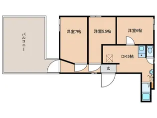 フォ-リスト230【6階】の間取り