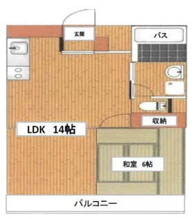 ヴィラ高砂【3階】の間取り