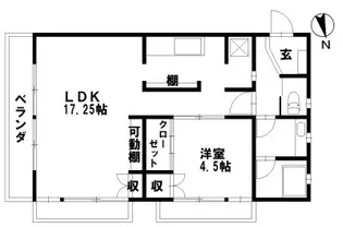 平井ハイツ【6階】の間取り