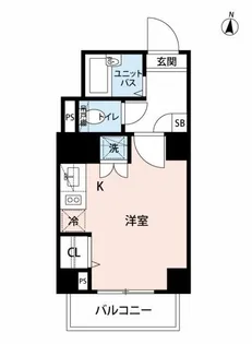 Verona信濃町Lusso【4階】の間取り
