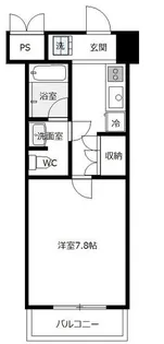 ゼネジュー戸越【2階】の間取り