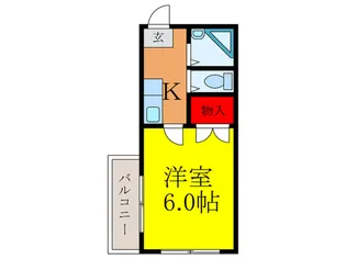 プリンスハイツ高槻【3階】の間取り