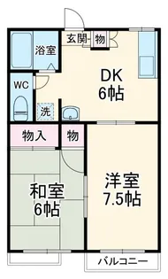 タウンズ【2階】の間取り