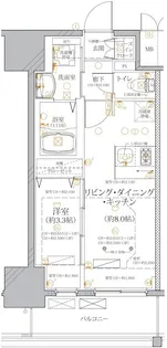 ディアレイシャス浅間町ステーションフロント【6階】の間取り