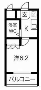 メゾンドール永塚【1階】の間取り