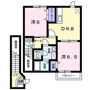 ベル・シエル【2階】の間取り
