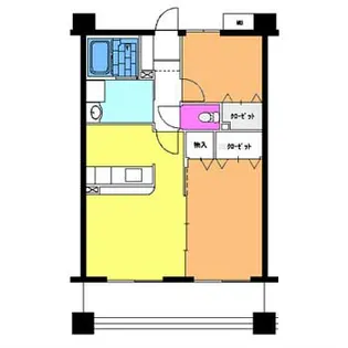 ガーデンコート世田谷【2階】の間取り