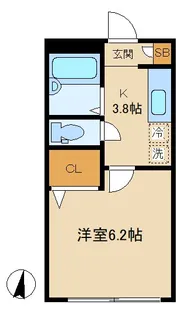 メゾン・ヒル【1階】の間取り