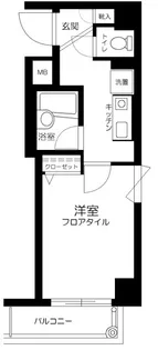 パークウェル目黒本町【2階】の間取り