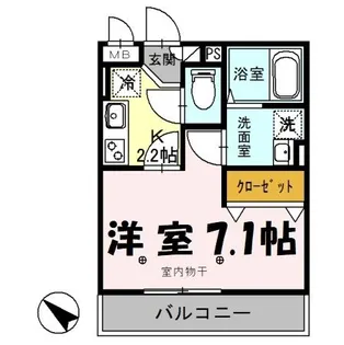 シャルマン【3階】の間取り