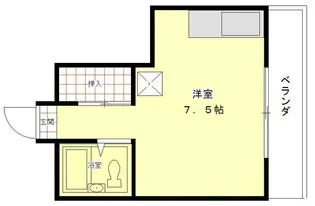アイビーマンション南林間【2階】の間取り