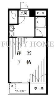 ファミールハイツ【1階】の間取り