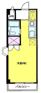 クレスト北町【3階】の間取り