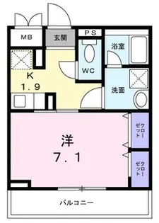 シャノワール【1階】の間取り