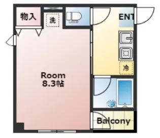 ハイツフォーチューン【2階】の間取り