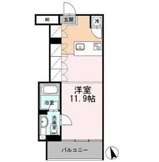 カスタリア目黒長者丸【3階】の間取り