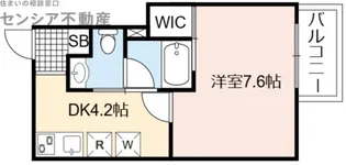 ジュブリーユ京橋【1階】の間取り