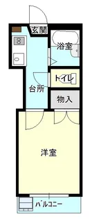 エクセレント安田B館【2階】の間取り