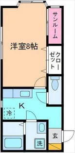 ジュネス・A【1階】の間取り