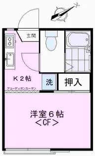 ベルファミーユ【1階】の間取り