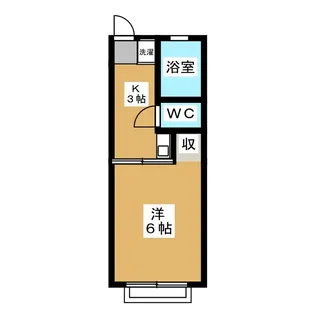 ドミールヤマノ【2階】の間取り