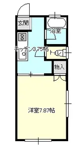ドムールC【2階】の間取り